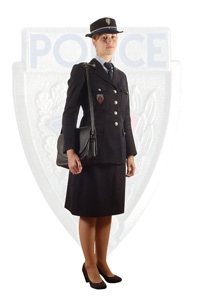 femme agent de police